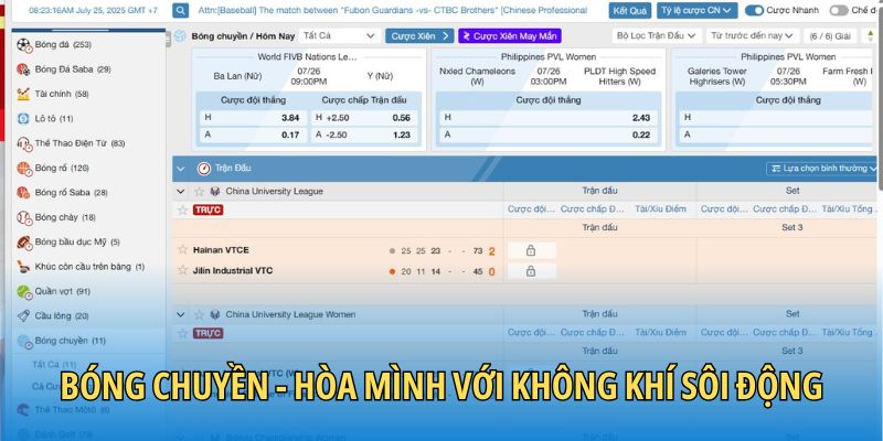 Bóng chuyền - Hòa mình với không khí sôi động, kịch tính
