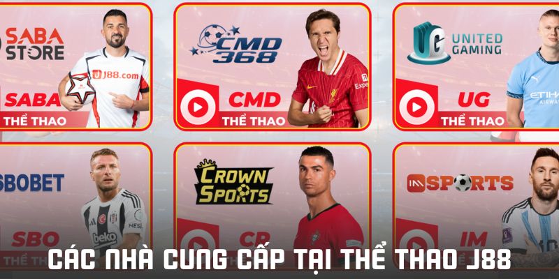 Các nhà cung cấp game tại thể thao J88