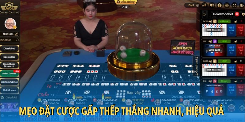 Mẹo đặt cược gấp thếp thắng nhanh, hiệu quả