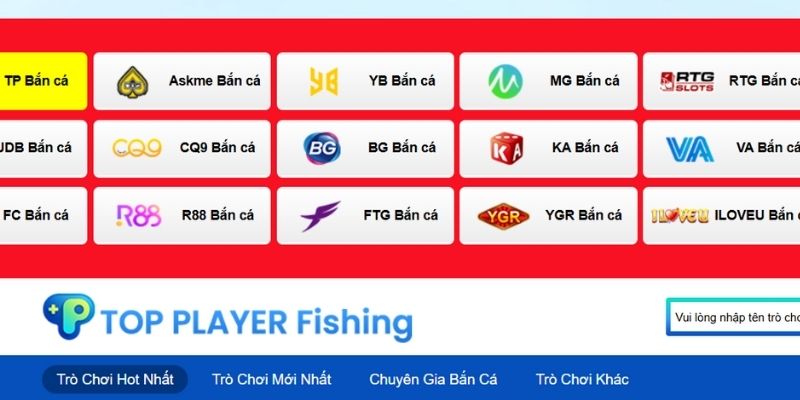Người chơi có thể thỏa sức chọn sảnh cược yêu thích trong game