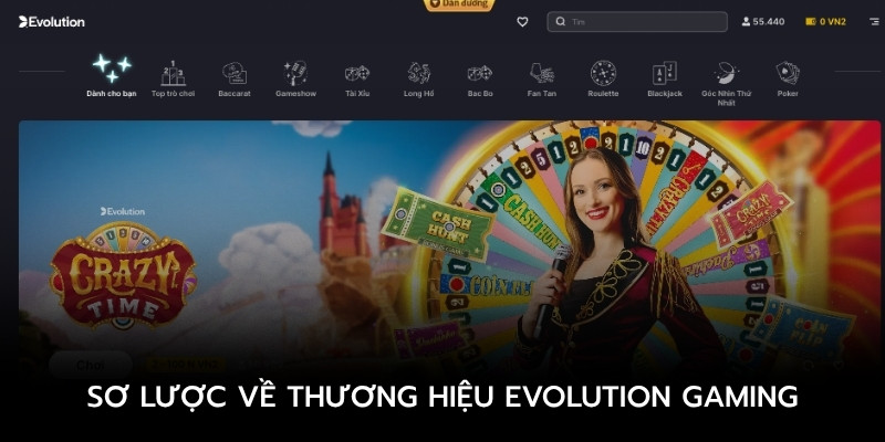 Sơ lược về thương hiệu Evolution Gaming