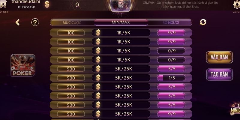 Mẹo chơi cho người mới